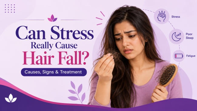Can Stress Really Cause Hair Fall